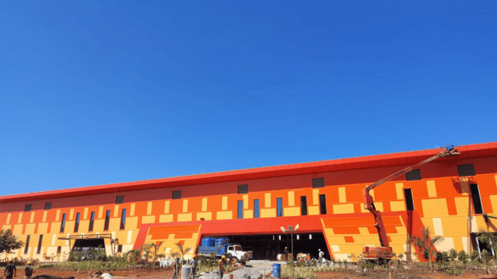 ONGC Convention Centre construction in India