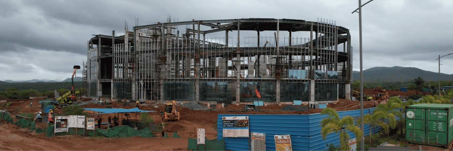ONGC Convention Centre construction in India