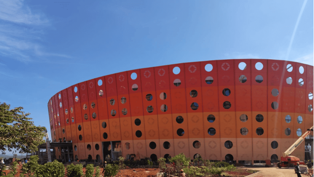 ONGC Convention Centre construction in India